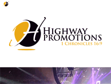 Tablet Screenshot of highwaypromotionsllc.com